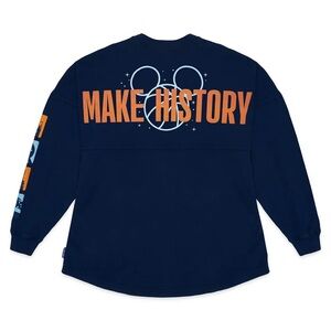 DISNEY ~ NBA PLAYOFFS 2020 ~ Navy 'Make History' Long Sleeve Shirt